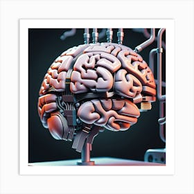 Artificial Brain 9 Art Print