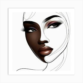 Portrait Of A Woman 32 Art Print