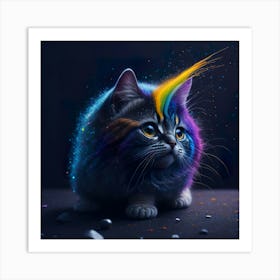 Cat Galaxy (118) Art Print