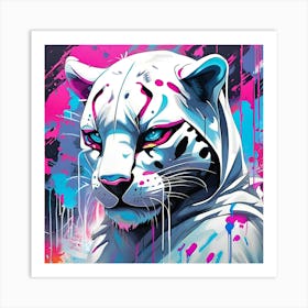 White Tiger 9 Art Print