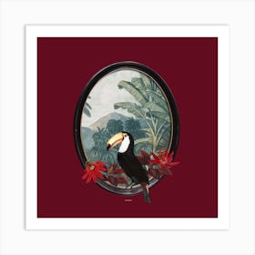 The Toucan Portal Square Art Print