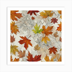 Autumn Leaves 2 Art Print