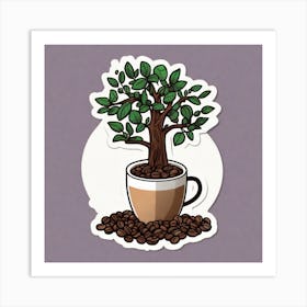 Tree Of Coffee 1 Art Print