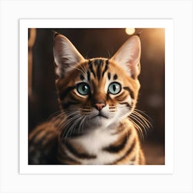 Bengal Cat 1 Art Print