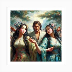 Chinese Women Art Print