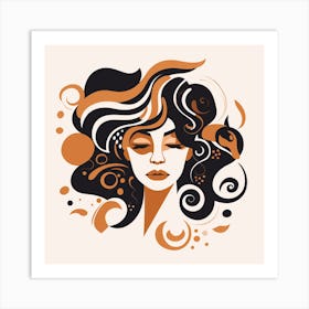 Portrait Of A Woman 23 Art Print