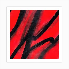 Scribble Abstract Art Print