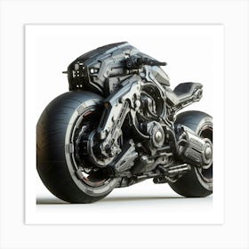 Futuristic Motorcycle 1 Art Print