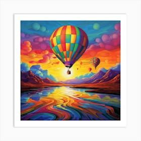 Hot Air Balloons 1 Art Print