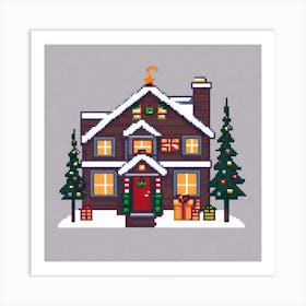 Christmas House 9 Art Print