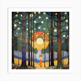 Walk In The Woods Art Print