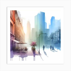 Cityscape 26 Art Print