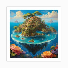 Island In The Sky Art Print