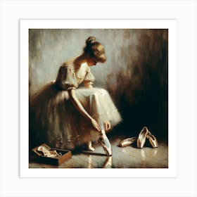 Ballet Dancer Art Print Art Print