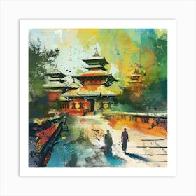 Kathmandu Art Print