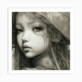 Porcelain Doll0 Art Print