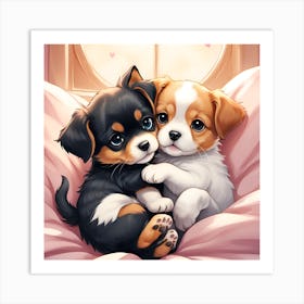 Cute Puppies Art Print