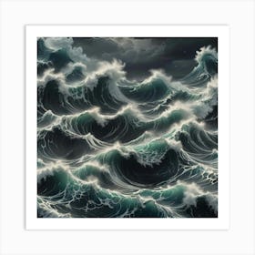 Stormy Seas 18 Art Print