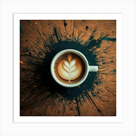 Coffee Latte Art 53 Art Print