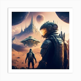 Space Aliens Art Print