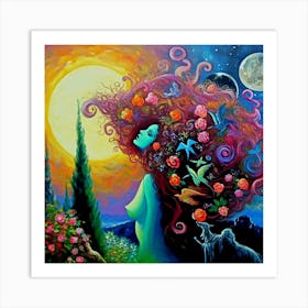 Psychedelic Painting 2 Art Print