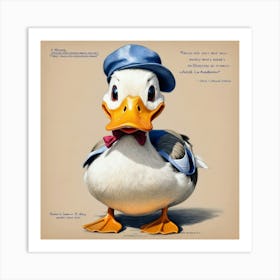 Donald Duck 41 Art Print