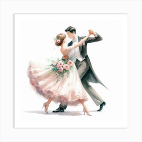 Waltz dance 3 Art Print