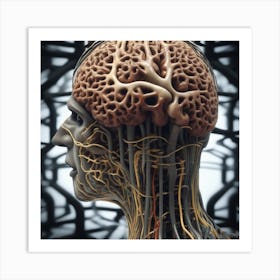 Human Brain 28 Art Print