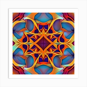 Abstract Psychedelic Pattern 2 Art Print