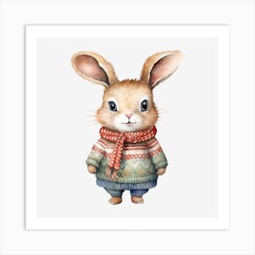 Cute Bunny Art Print