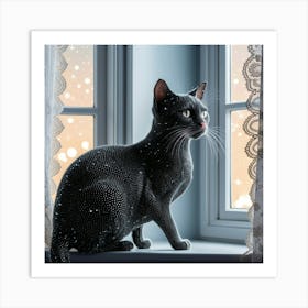 Window Cat 2 Art Print