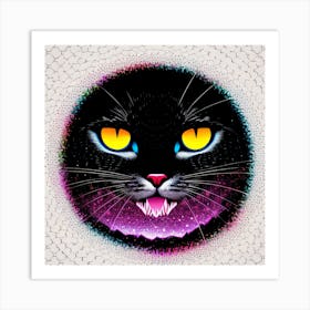 Black Cat Art Print