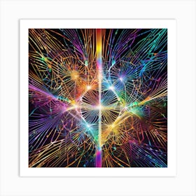 Rainbow Vortex Art Print