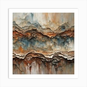 Abstract Landscape Painting 8 Art Print