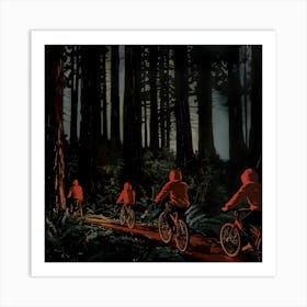 Boys In Woods 1 Fy S Art Print