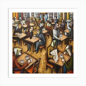 Cafe Time Art Print