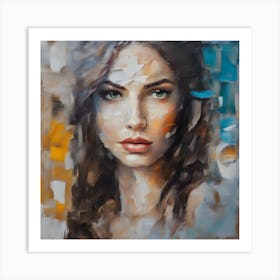 Portrait Of A Woman 3 Art Print