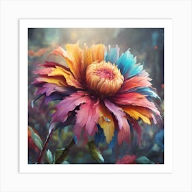 Colorful Flower Art Print