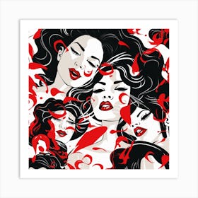 Sexy Women 1 Art Print