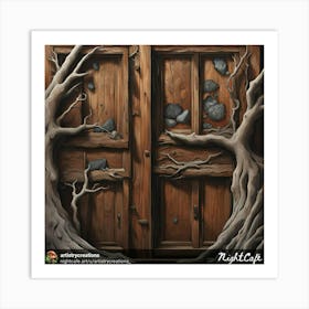 Nightcap Door Art Print