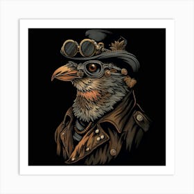 Steampunk Bird 16 Art Print