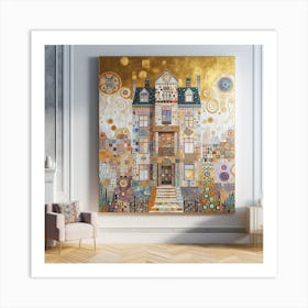 House By Gustav Klimt 1 Art Print