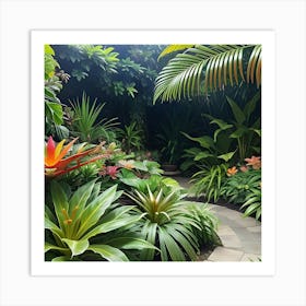 Tropical Garden Art Print