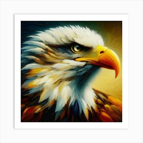 Eagle Painting 3 Art Print