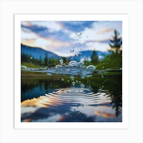 Water Ripples 2 Art Print