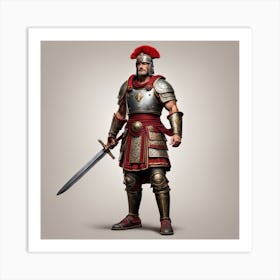 A Roman Centurion Art Print