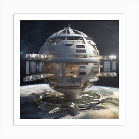 Space Station 57 Art Print