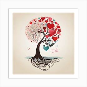 Tree Of Love Art Print