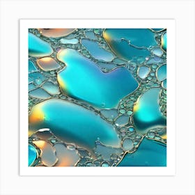 Abstract Water Surface 1 Art Print