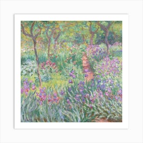 Claude Monet'S Garden 7 Art Print